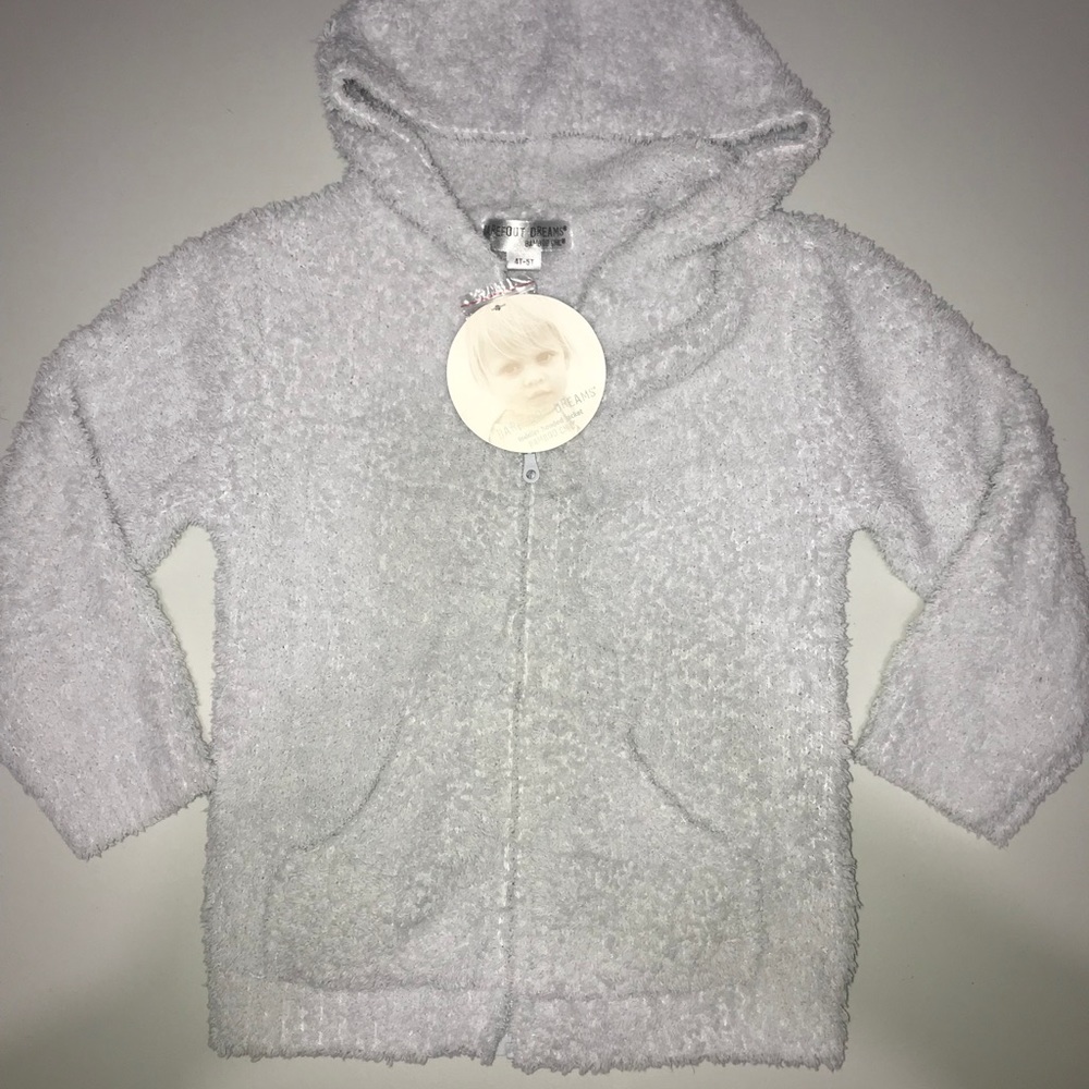 NWT! Barefoot Dreams toddler jacket with hood